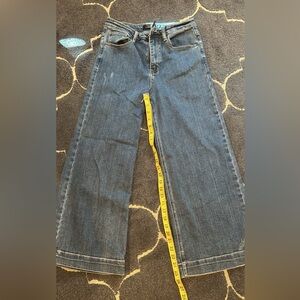 Risen Jeans size 7/28 wide leg crop